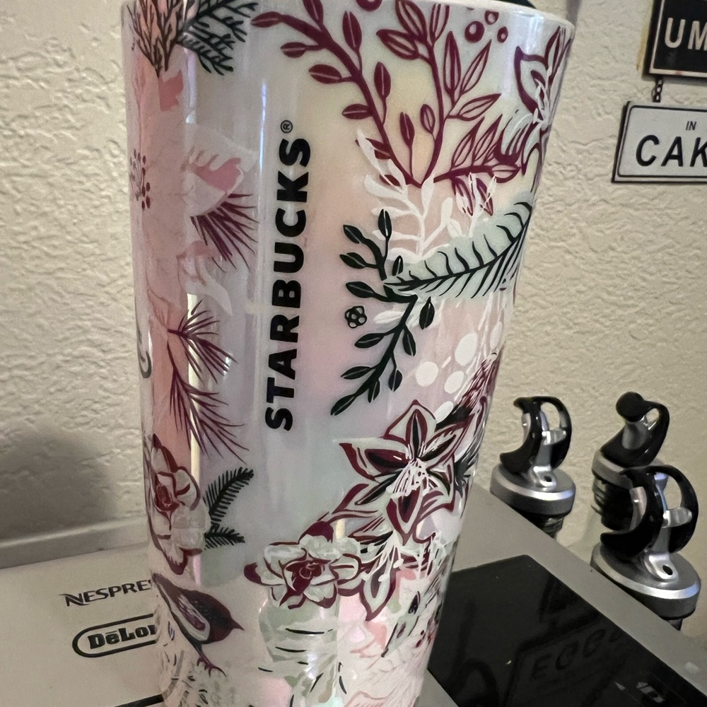 2022 Starbucks, ceramic holiday travel mug